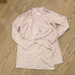 Barefoot Dreams Cozy Cardigan in Light Taupe